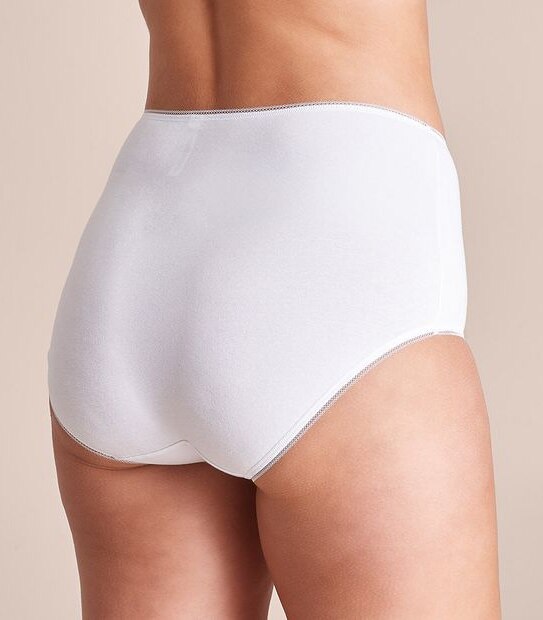 5 Pack Fuller Figure Cotton/Elastane Full Briefs; Style: LFB183554