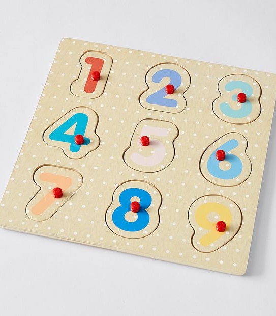 Young Ones Wooden Peg Puzzles - Assorted