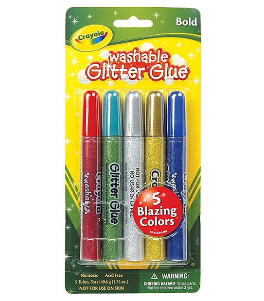 Crayola 5 Pack Washable Glitter Glues 1 of 1