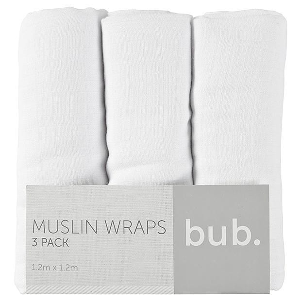 3 Pack Muslin Wraps 3 Pack Muslin Wraps