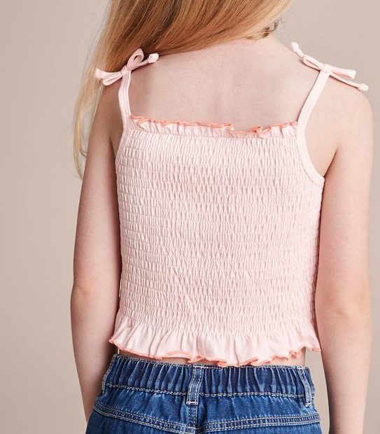 Shirred Frill Tank