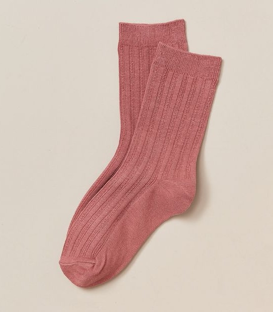 Crew Pointelle Socks