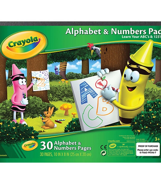 Crayola Beginning ABC 123 Numbers Pad