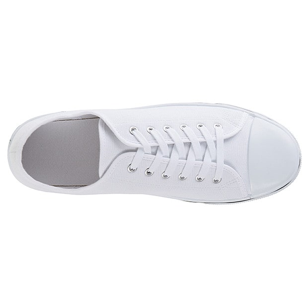 target white canvas sneakers