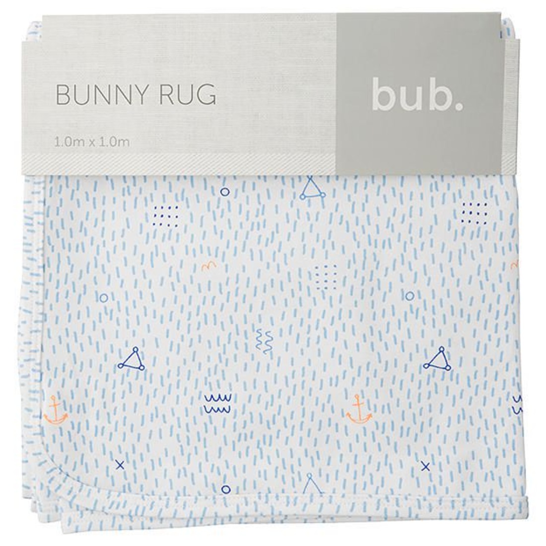 Bunny Rug Nautical Blue Target Australia
