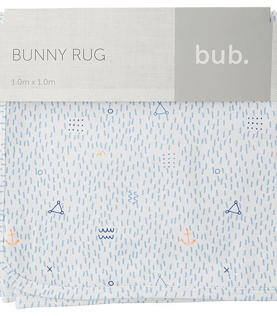 Bunny Rug - Nautical Blue