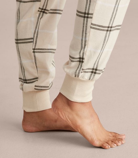 Flannelette Cuffed Sleep Pants
