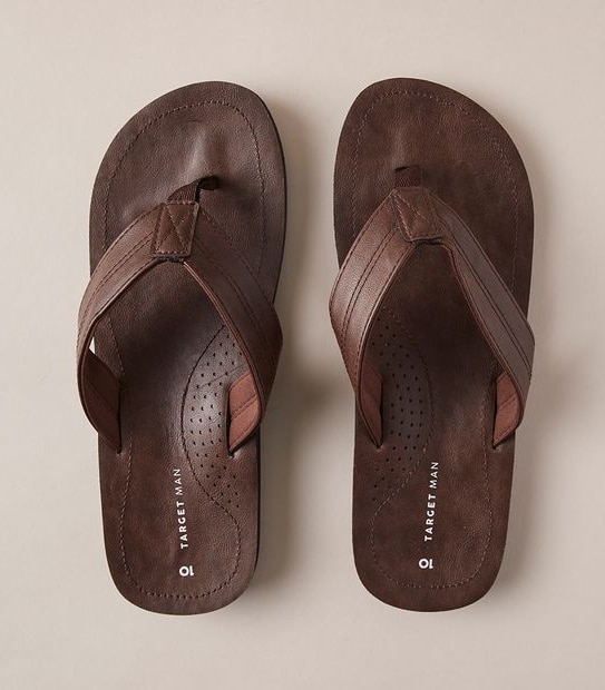 Mens Samuel Vegan PU Thongs