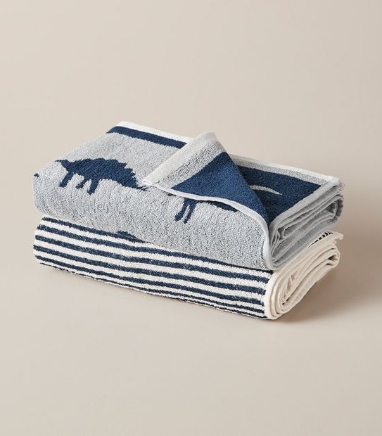 2 Pack bub. Organic Cotton Bath Towels
