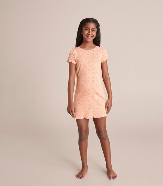 Floral Pointelle Nightie