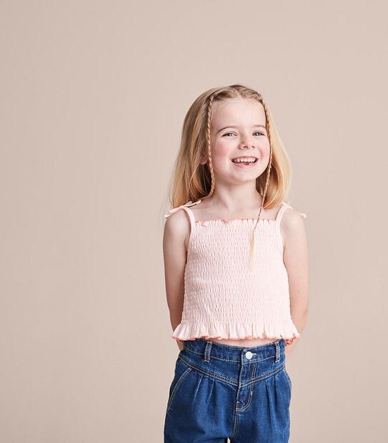 Shirred Frill Tank