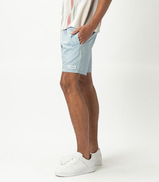 ZxZanerobe Solid Volley Shorts - Pearl Blue