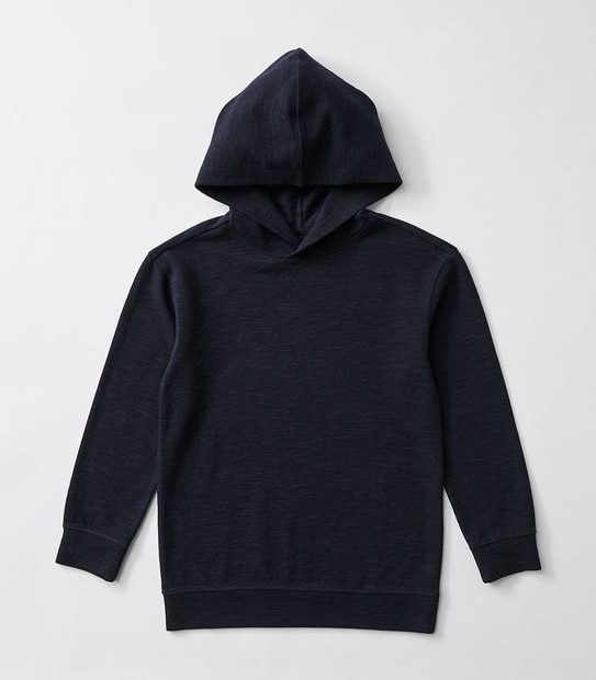 Hooded Long Sleeve Waffle Top