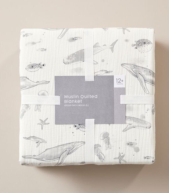 bub. Muslin Quilted Blanket