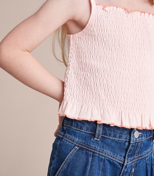 Shirred Frill Tank