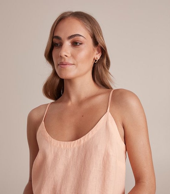 European Linen Cami Dress