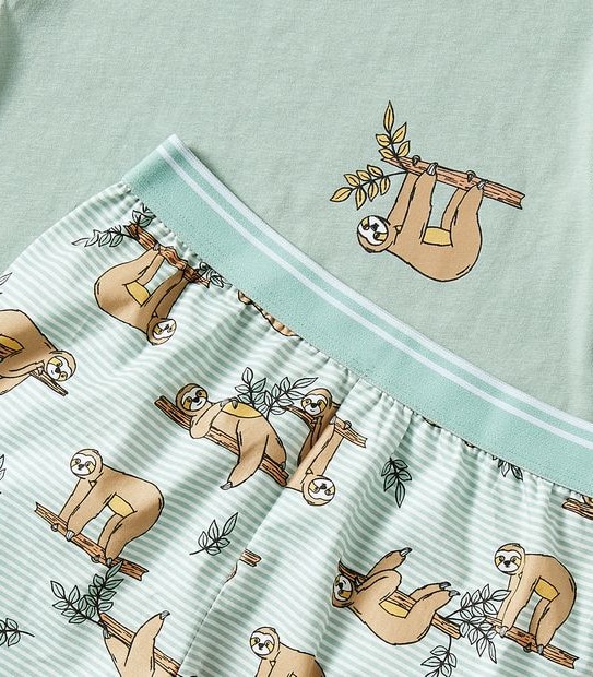 Sloth Pyjama Set