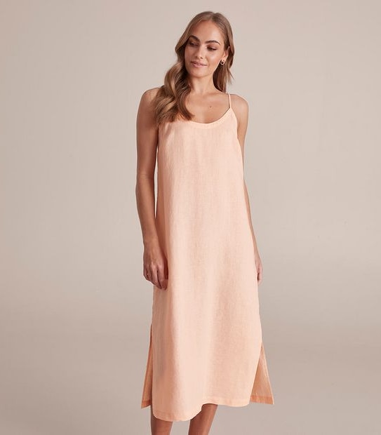 European Linen Cami Dress