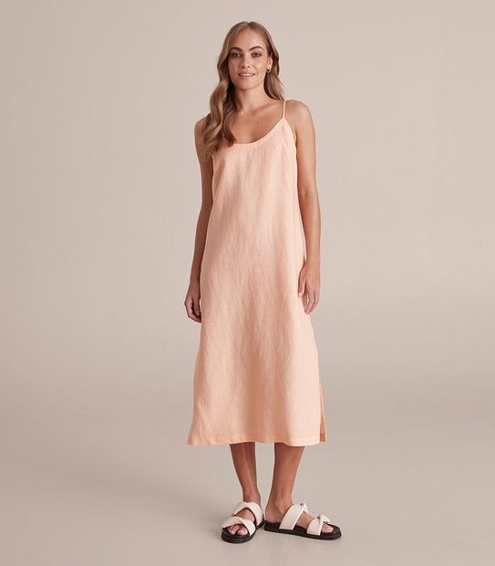 European Linen Cami Dress