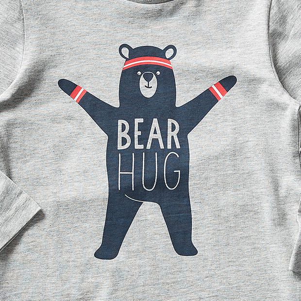 Long Sleeve Bear Hug T-Shirt | Target 