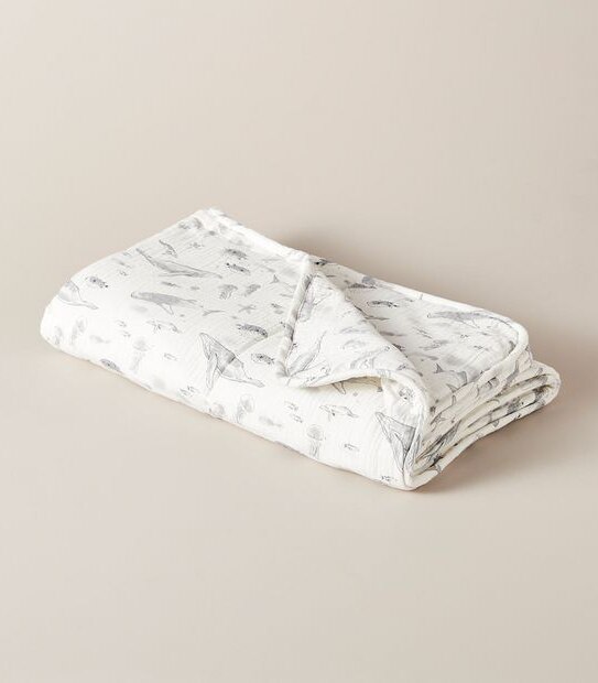 bub. Muslin Quilted Blanket