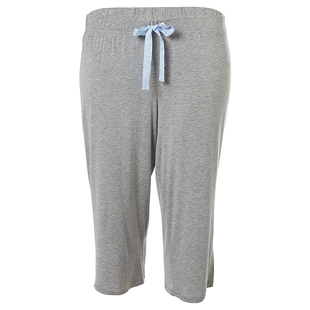 Belle Curve 3/4 Sleep Pants - Grey Belle Curve 3/4 Sleep Pants - Grey