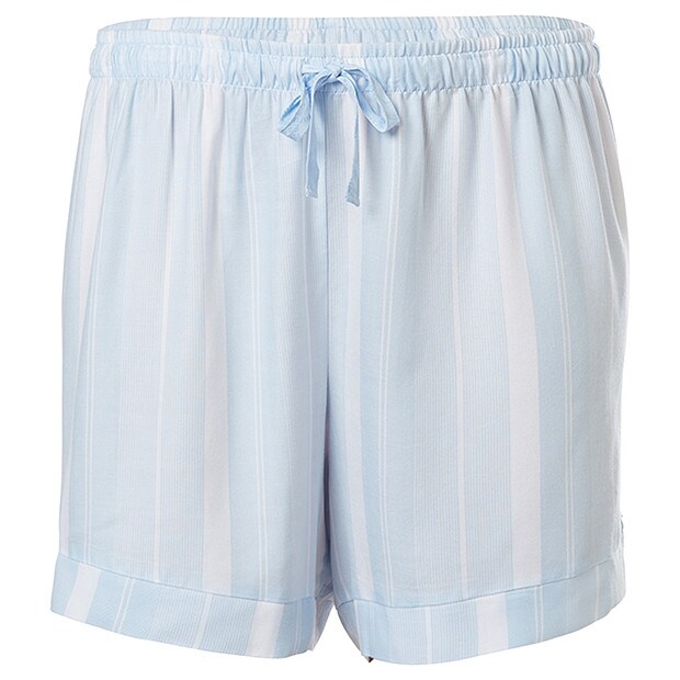 Belle Curve Sleep Shorts - Blue Stripes Belle Curve Sleep Shorts - Blue Stripes