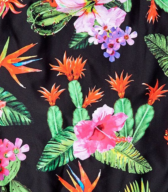 Tropical Floral One Piece Bathers