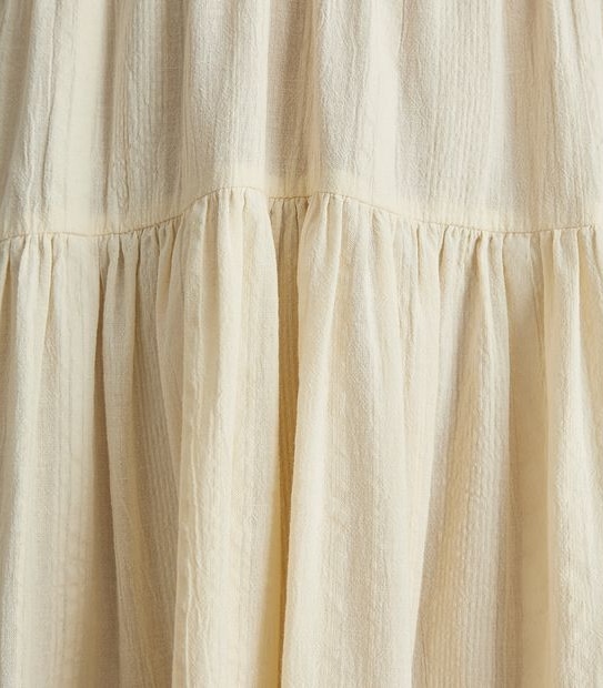 Double Stripe Tiered Mini Dress