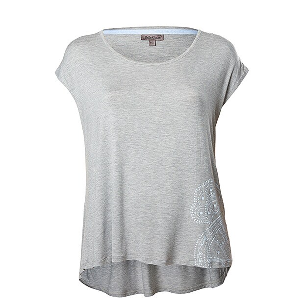 Belle Curve Sleep Top - Grey Belle Curve Sleep Top - Grey