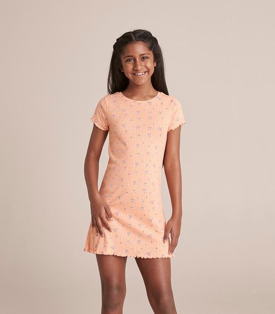 Floral Pointelle Nightie 1 of 6