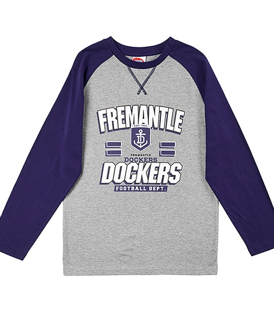 AFL Fremantle Dockers Long Sleeve Youth Top