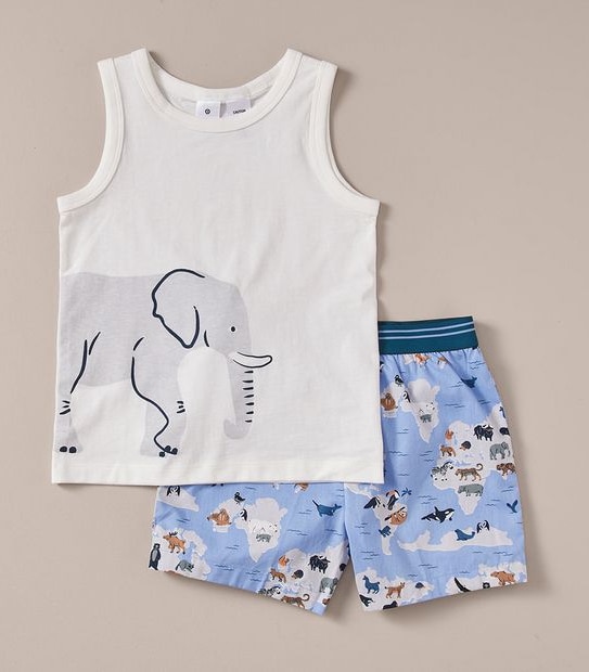 Cotton Elephant Pyjama Set