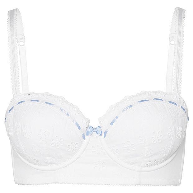 Lily Loves Longline Broderie Balconette Bra Lily Loves Longline Broderie Balconette Bra