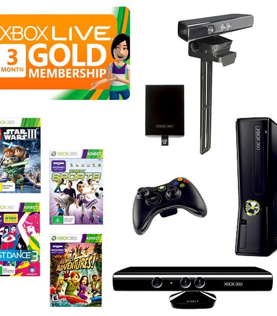 4GB XBOX 360 4 Game Bundle With 320GB Hard Drive