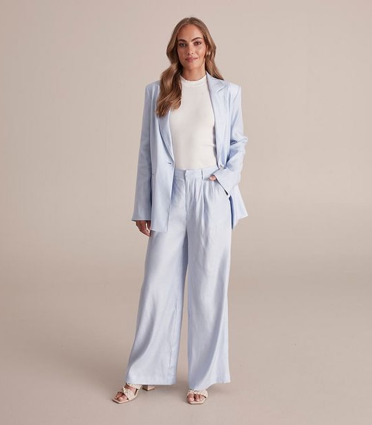 Preview Linen Blend Relaxed Blazer