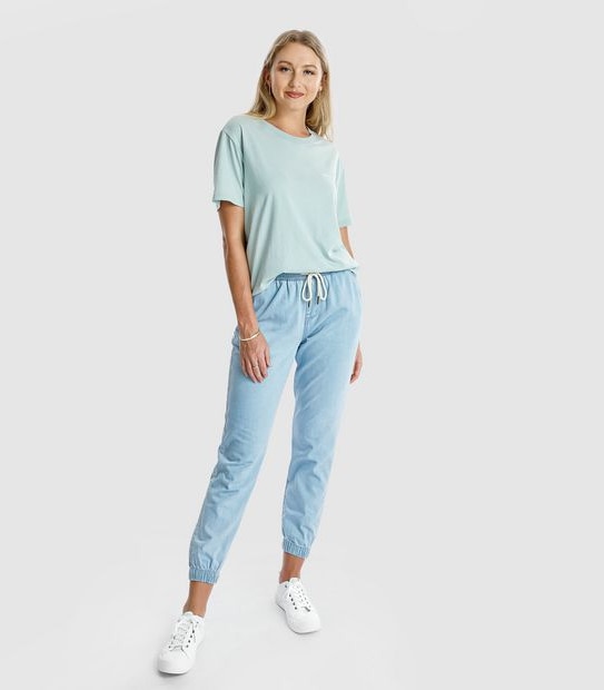 Piping Hot Chambray Jogger Pants