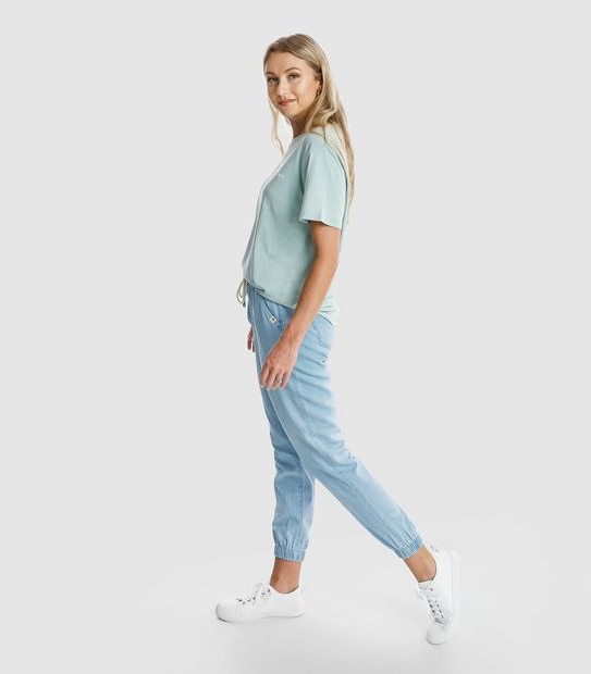 Piping Hot Chambray Jogger Pants