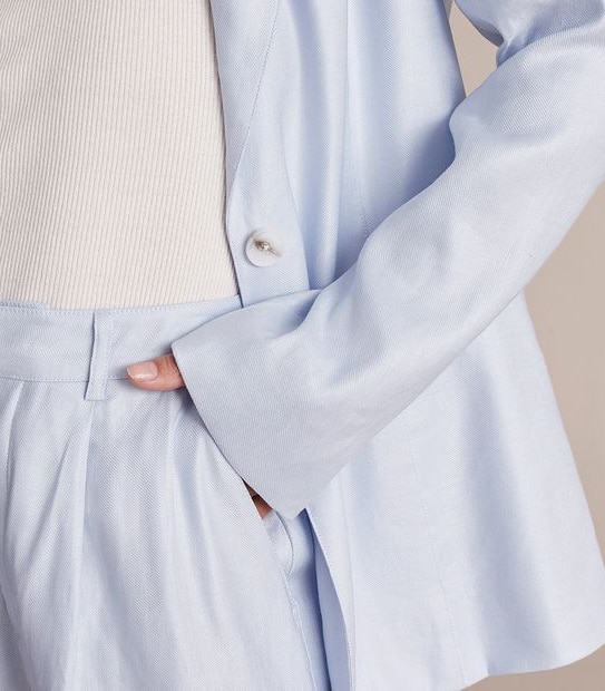 Preview Linen Blend Relaxed Blazer