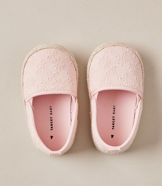 Baby Embroidery Slip On Shoe