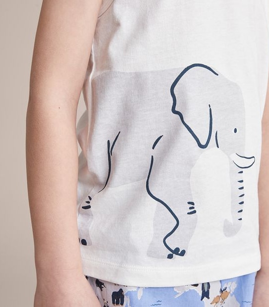 Cotton Elephant Pyjama Set