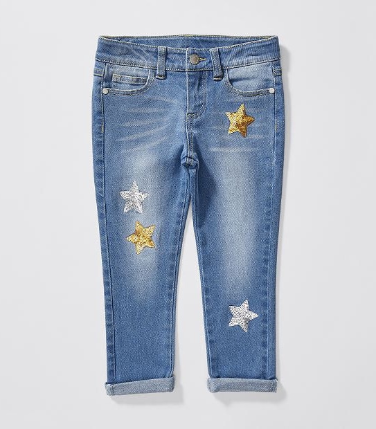 Sequin Star Denim Jeans