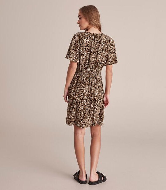 Gathered Shoulder Dress
