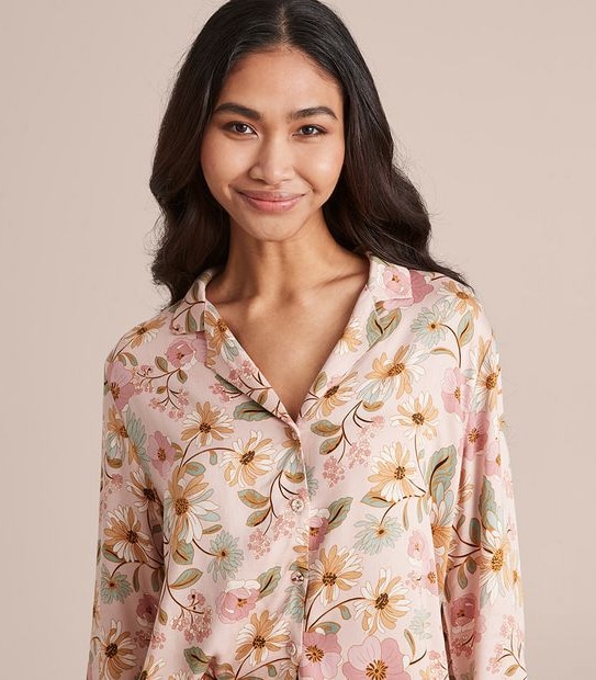 Woven Viscose Satin Pyjama Set
