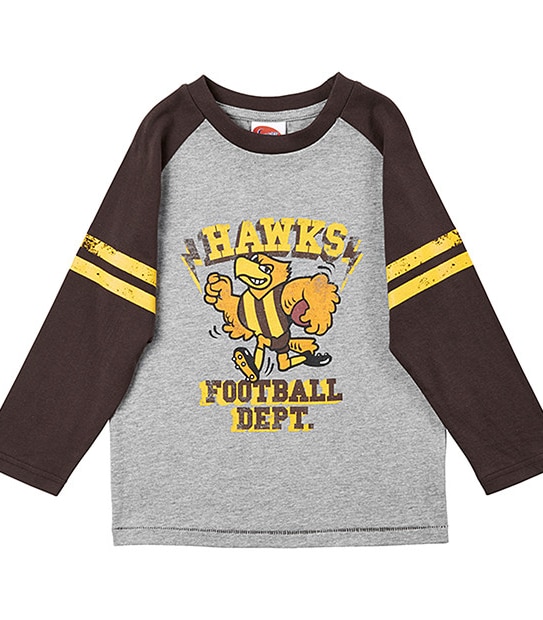 AFL Hawthorn Hawks Kids' Long Sleeve Top