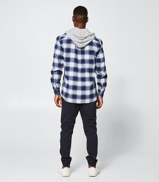 Hooded Flannelette Shirt