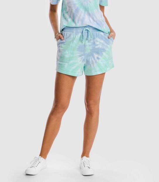 Piping Hot Tie Dye Sweat Shorts