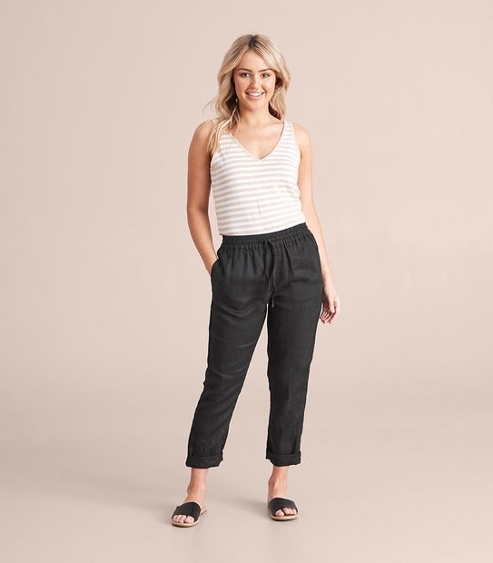 Dannii Minogue Petites Linen Pants