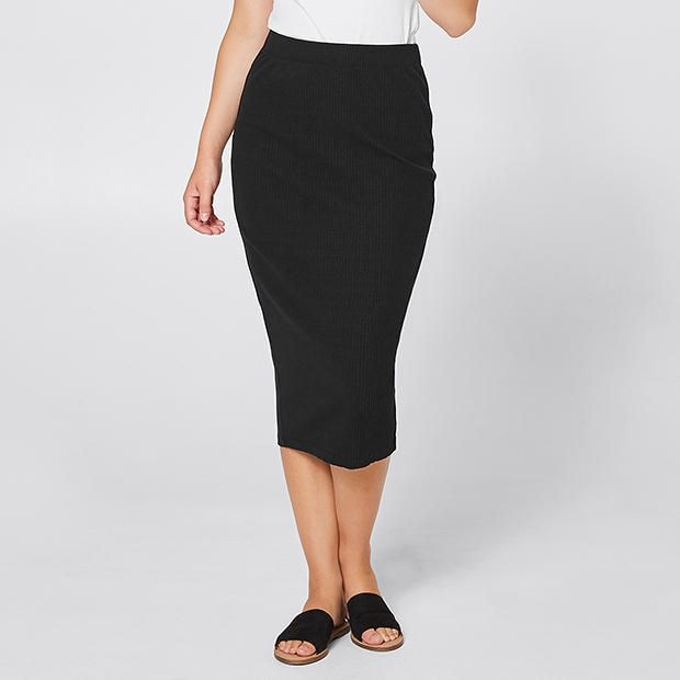 Longline Ribbed Tube Skirt Longline Ribbed Tube Skirt