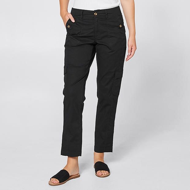 Rib Waist Full Length Pants Rib Waist Full Length Pants
